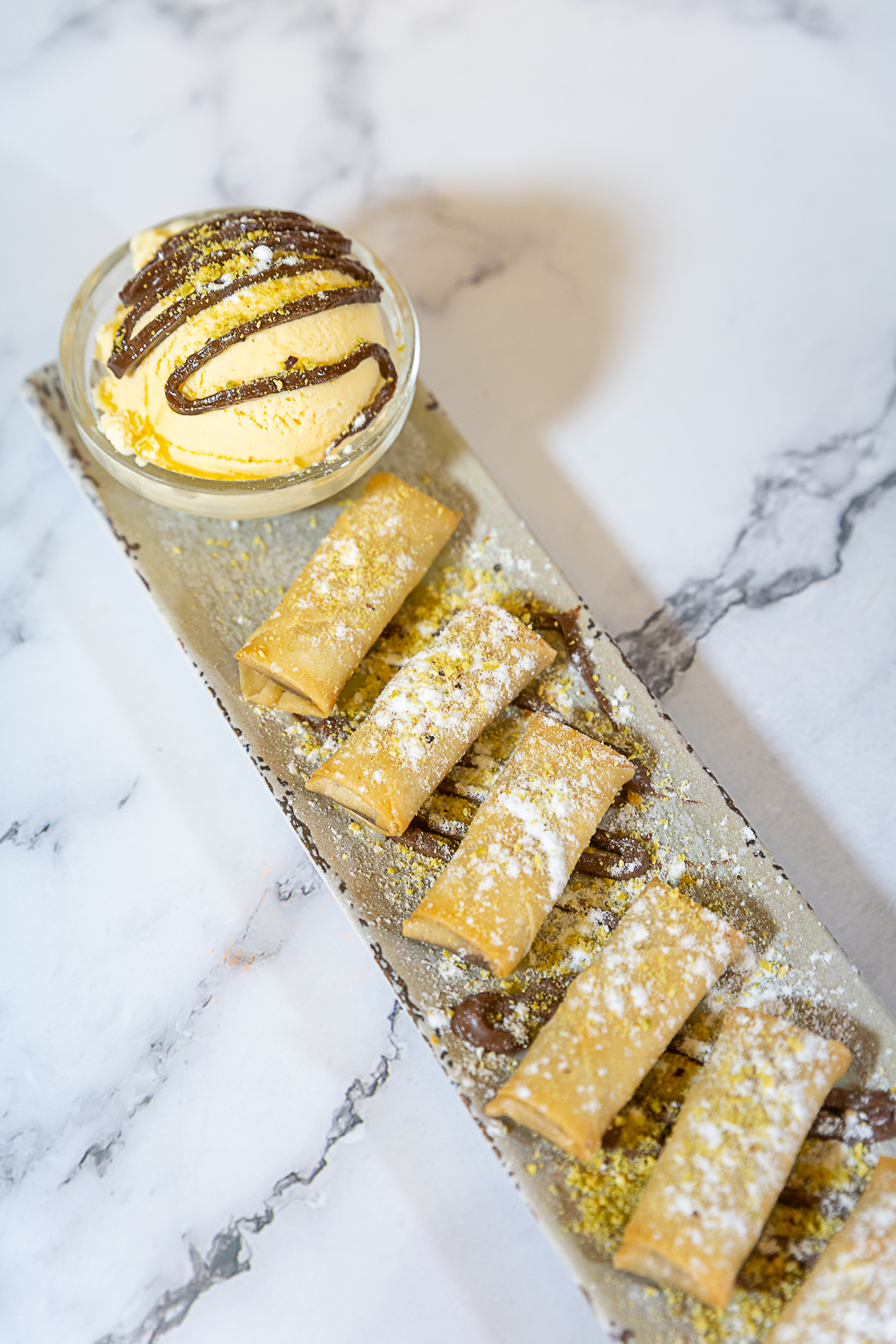 Rollitos de chocolate
